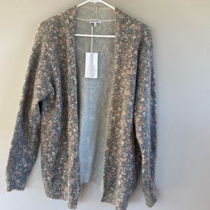 NWT  Bartolini Floral Mohair Alpaca Cardigan - made in Italy
